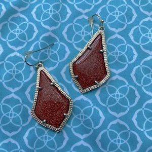 Kendra Scott Alex Earrings - burnt orange